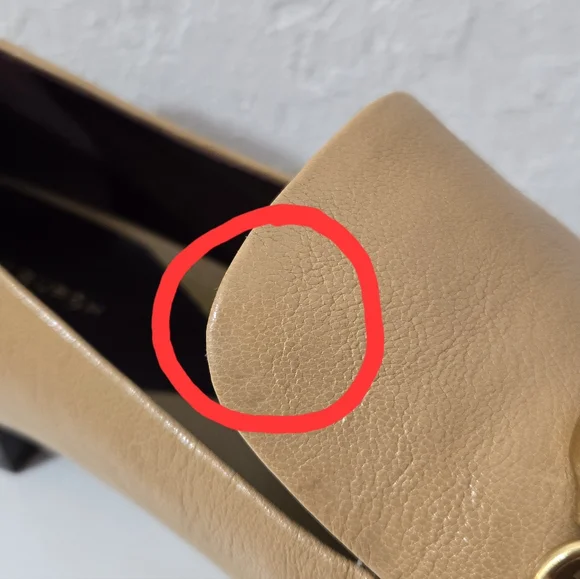 Tory Burch Jessa Loafer Ginger Shortbread Gold Dragon Slip On Flats Women's 10.5 - Picture 10 of 14